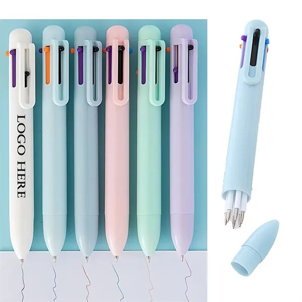Multicolor Pen Ballpoint With Six Colors