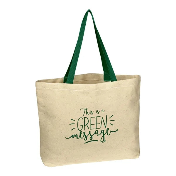 Natural Cotton Canvas Tote Bag