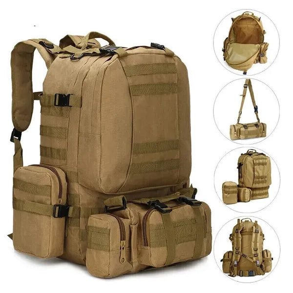 Large Military Tactical Backpack for Men