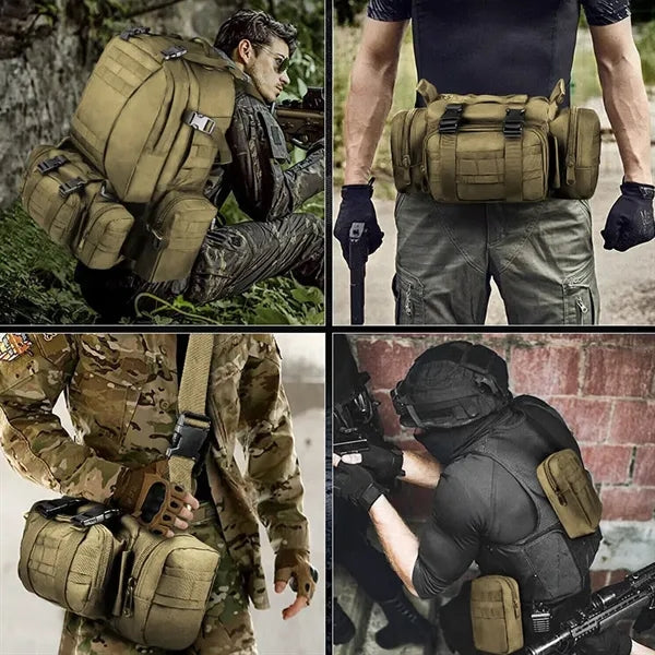 Large Military Tactical Backpack for Men