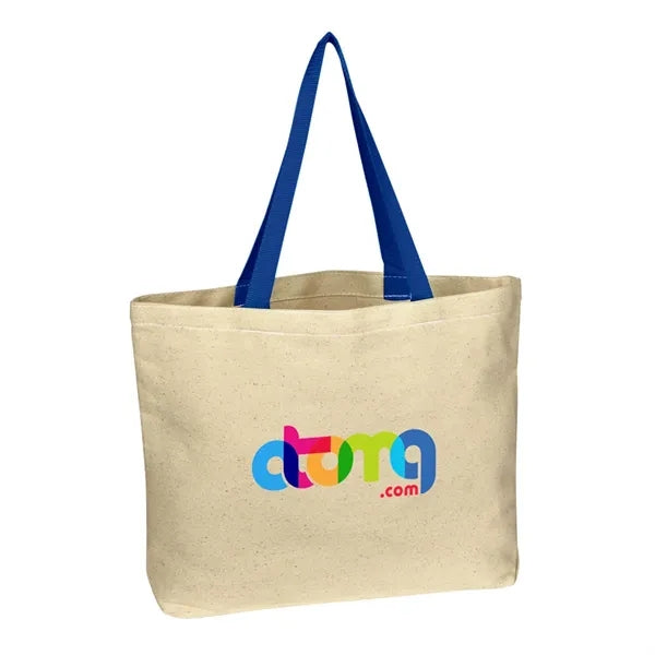 Full Color Natural Cotton Canvas Tote Bag