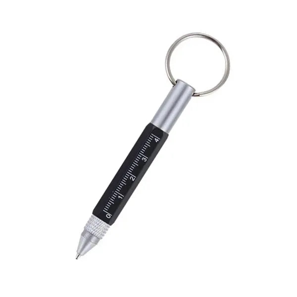 4.57" Multifunctional 6 in 1 Tool Ballpoint Pen