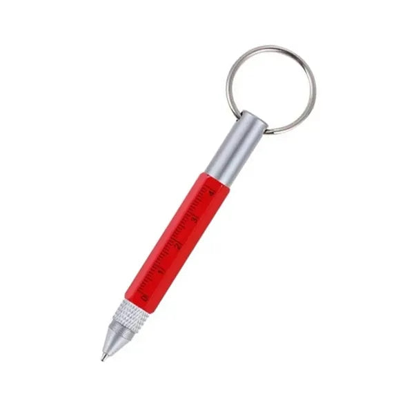 4.57" Multifunctional 6 in 1 Tool Ballpoint Pen