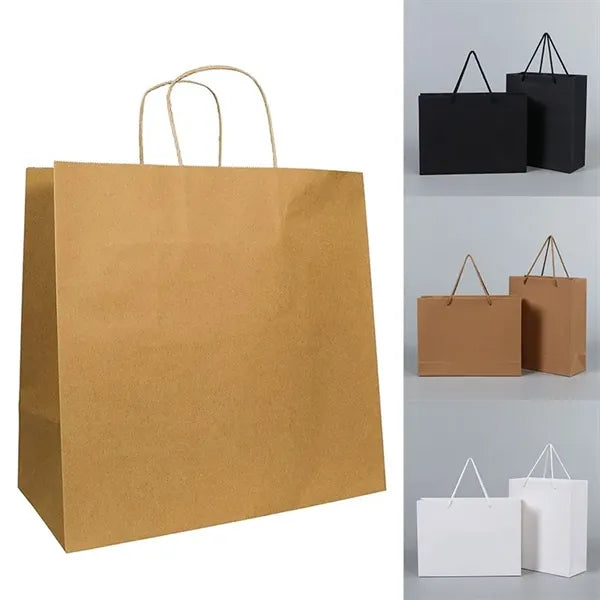 Kraft Paper Gift Bag with Handle