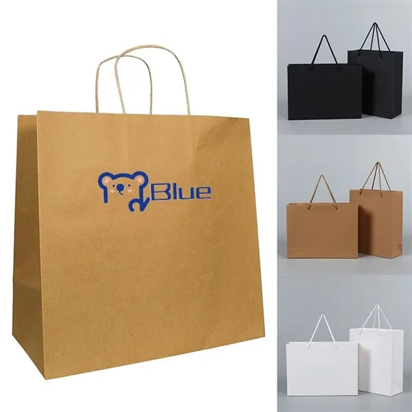 Kraft Paper Gift Bag with Handle
