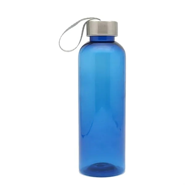 18Oz Plastic Water Bottle with Carrying Strap Lid