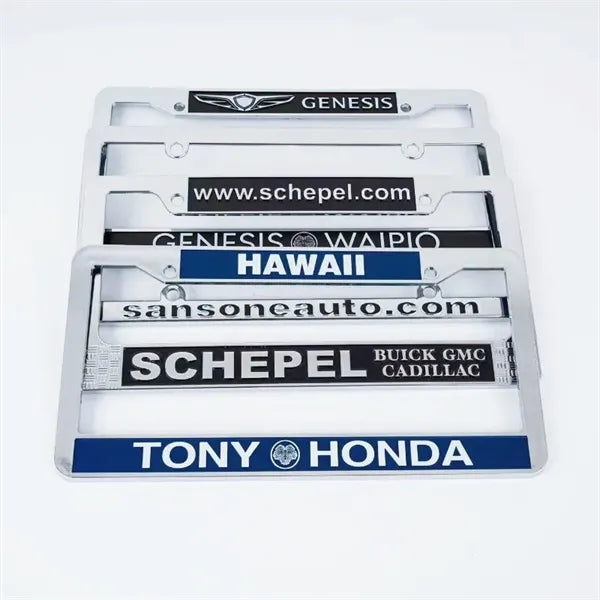 Group Sorority Stainless Steel License Plate Frame