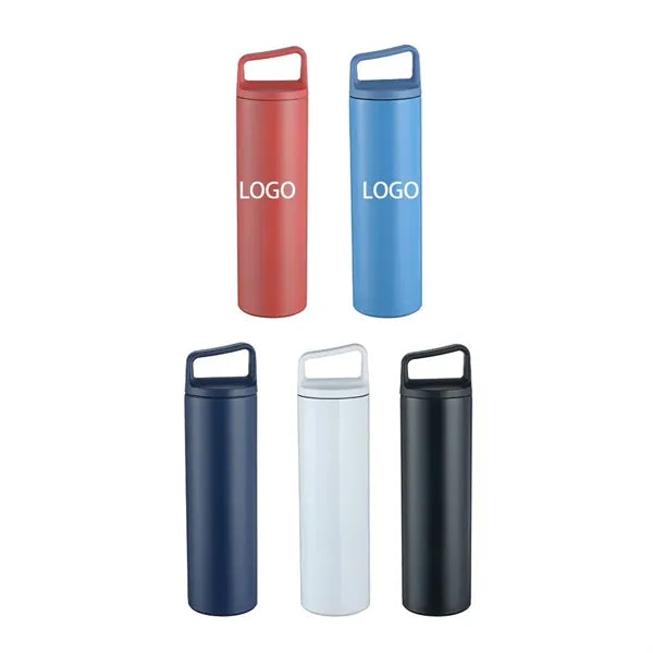 16oz Stainless Steel Water Bottle w/ Handle