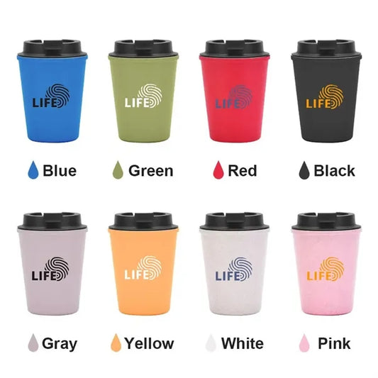 12OZ Wheat Straw Coffee Cup