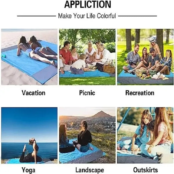 Light Waterproof Beach Camping Blanket Mat
