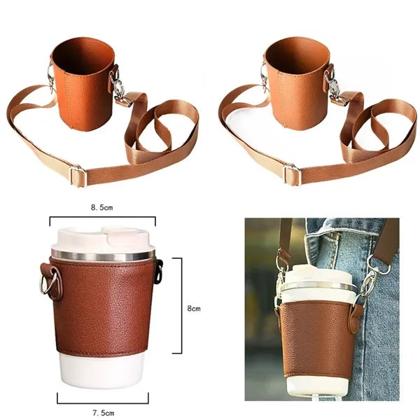 Crossbody Coffee Cup Sleeve