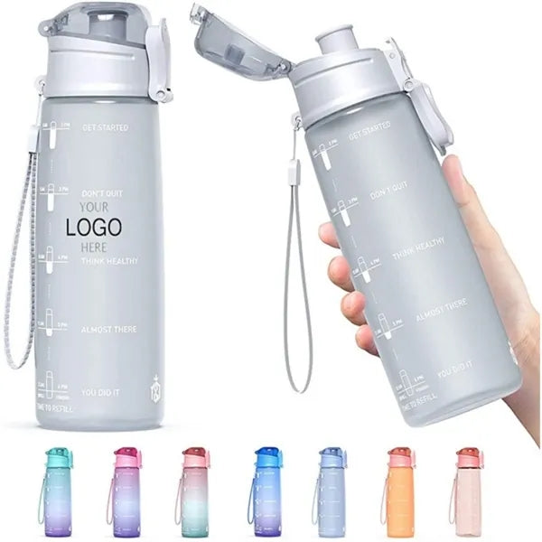 32oz Motivational Fitness Sports Water Bottle