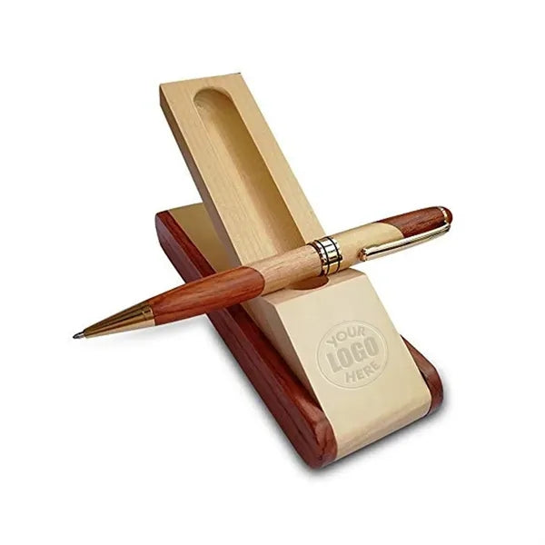 Premium Wooden Ballpoint Pen Set, Perfect for Corporate Gift