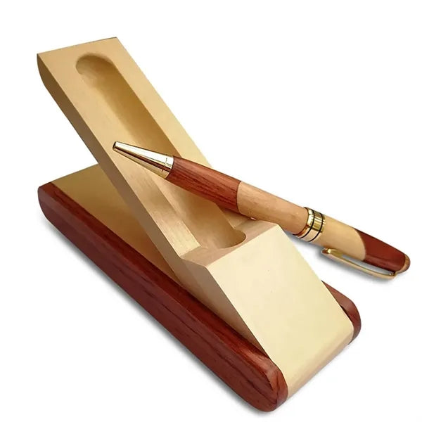 Premium Wooden Ballpoint Pen Set, Perfect for Corporate Gift