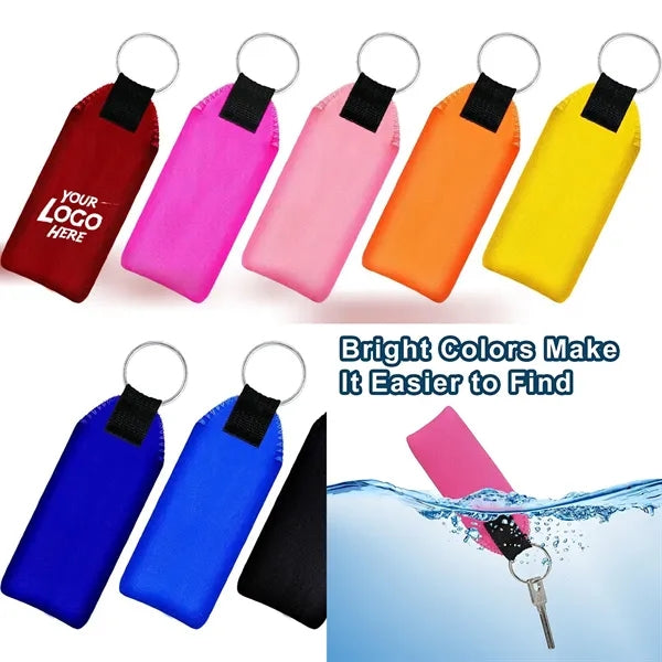 Neoprene Waterproof Boat Keychain Foam Key Chain Float Boati