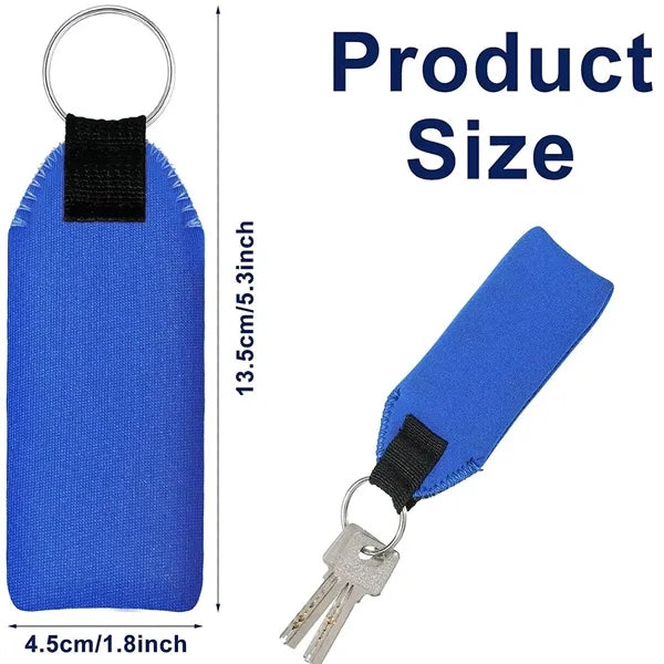 Neoprene Waterproof Boat Keychain Foam Key Chain Float Boati