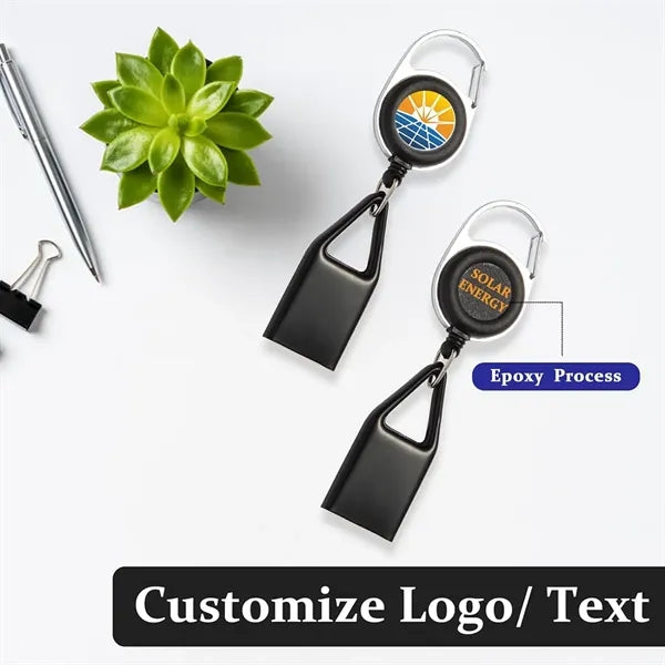 Portable Retractable Holder Keychain For Traveling Camping