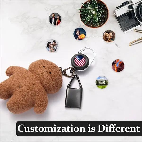 Portable Retractable Holder Keychain For Traveling Camping