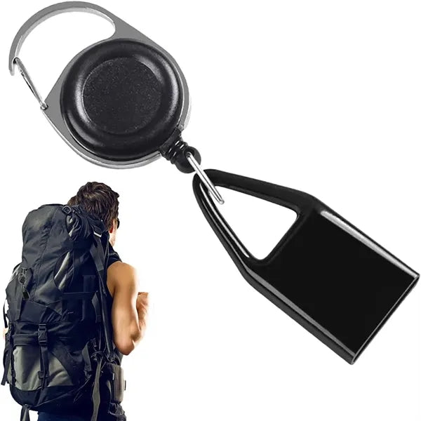 Portable Retractable Holder Keychain For Traveling Camping