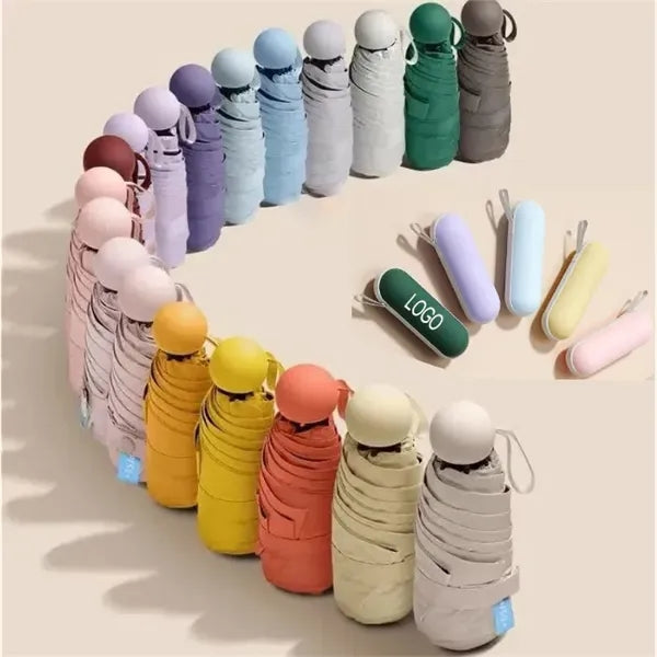 Folding Umbrella with Case