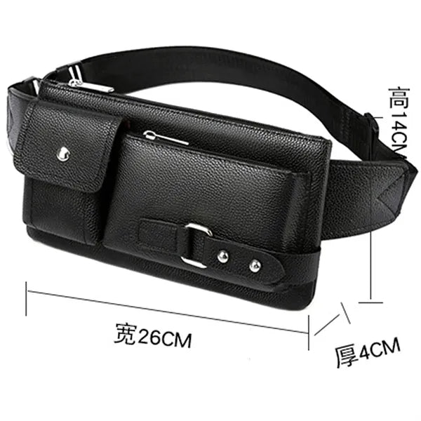 Vintage Pu Leather Sling Backpack