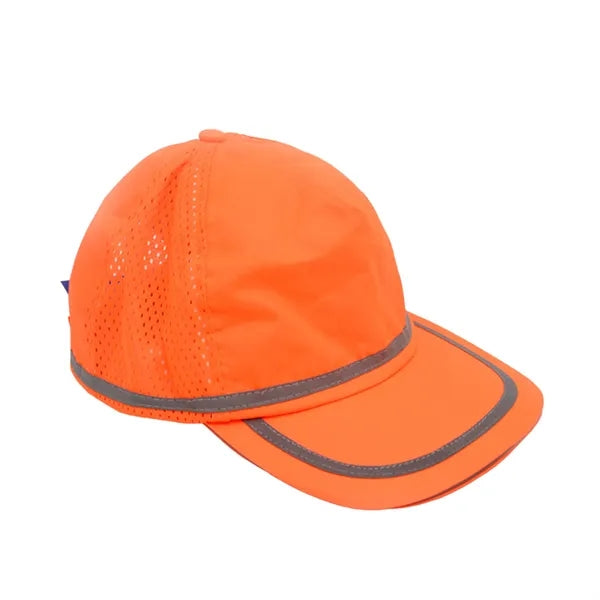 Safety Orange Hat with Reflective Strips