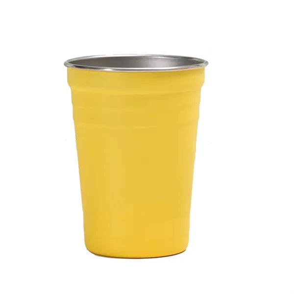 16 oz Single Wall Stemless Stainless Steel Pint Cup