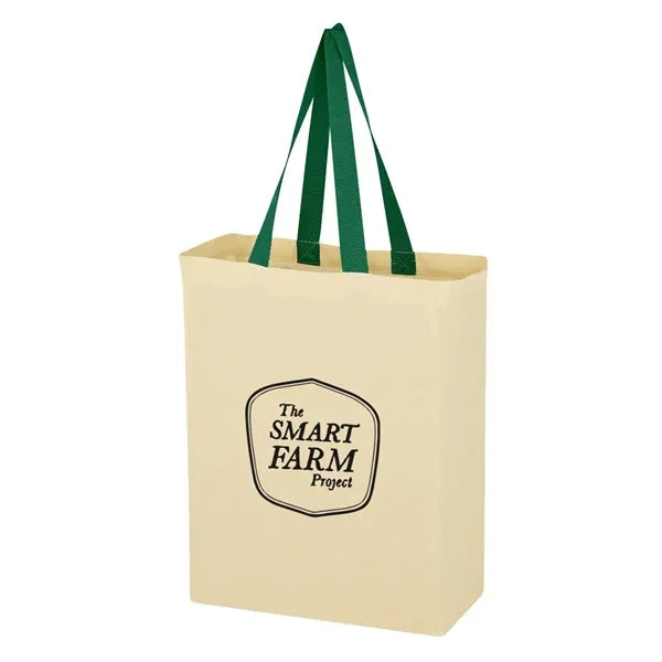 Natural Cotton Canvas Tote Bag
