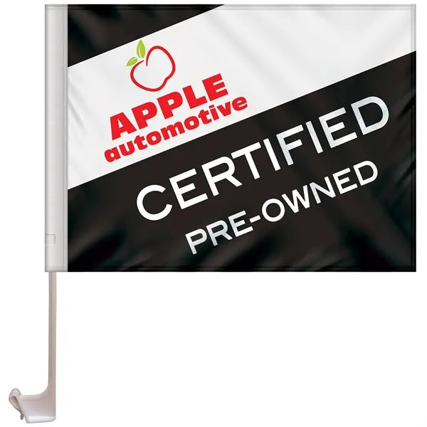 11.5" x 15" Stationary Use Single Reverse Car Flag