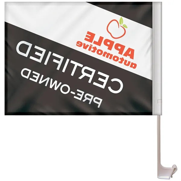 11.5" x 15" Stationary Use Single Reverse Car Flag