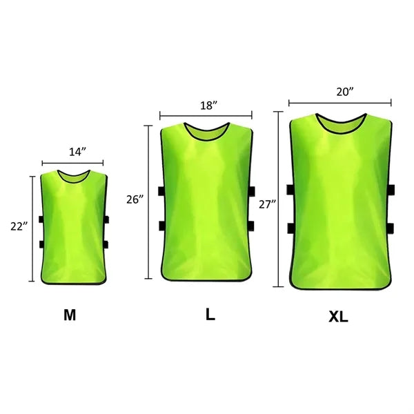 Quick-Dry Scrimmage Vests Soccer Practice Jersey