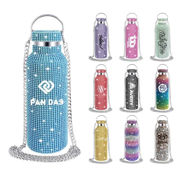 Diamond Water Bottle Stainless Steel Thermal