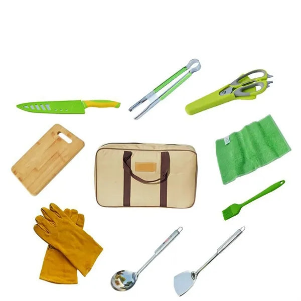 Camp Cookware Utensils Organizer Travel Kit