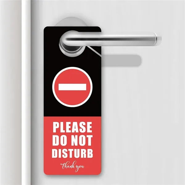 Durable Acrylic/Wood Door Hanger Sign, Custom Design