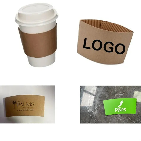 Paper Coffee Sleeves Customized Logo