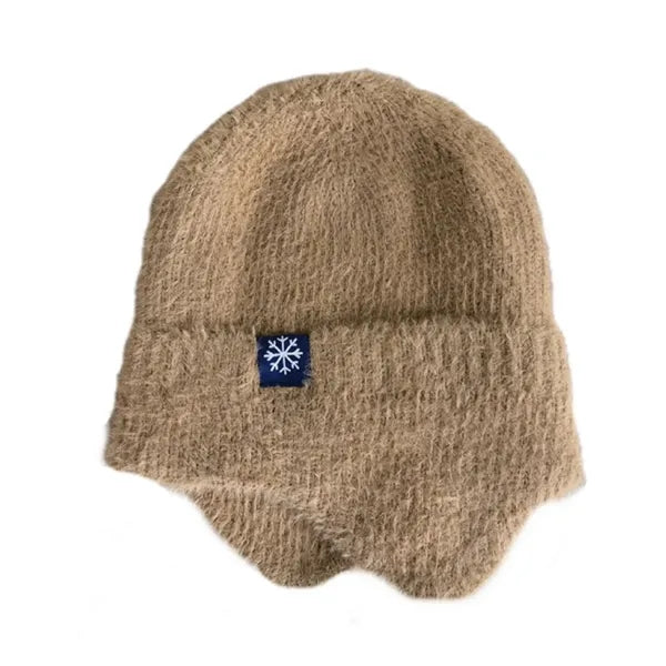 Nylon Knitted Warm Hat W/ Ears Protection
