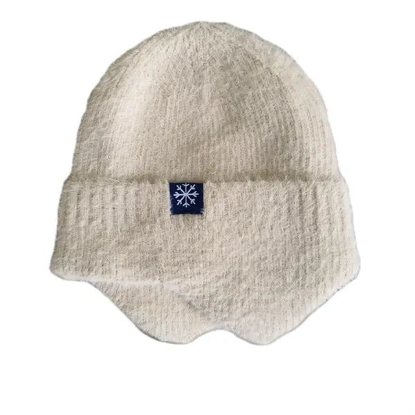 Nylon Knitted Warm Hat W/ Ears Protection