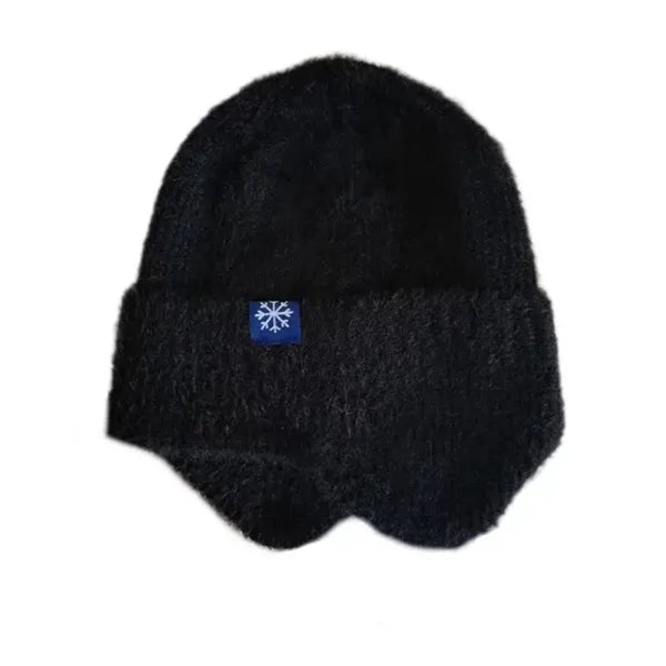 Nylon Knitted Warm Hat W/ Ears Protection