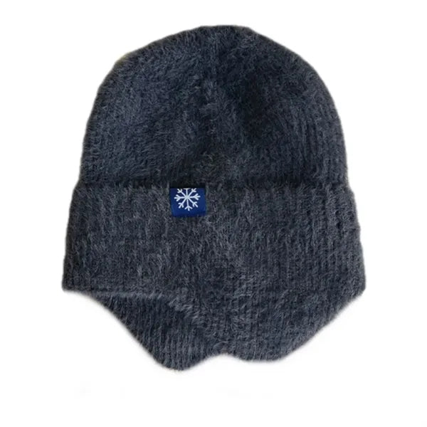 Nylon Knitted Warm Hat W/ Ears Protection