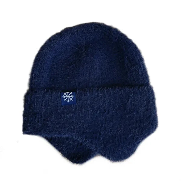 Nylon Knitted Warm Hat W/ Ears Protection