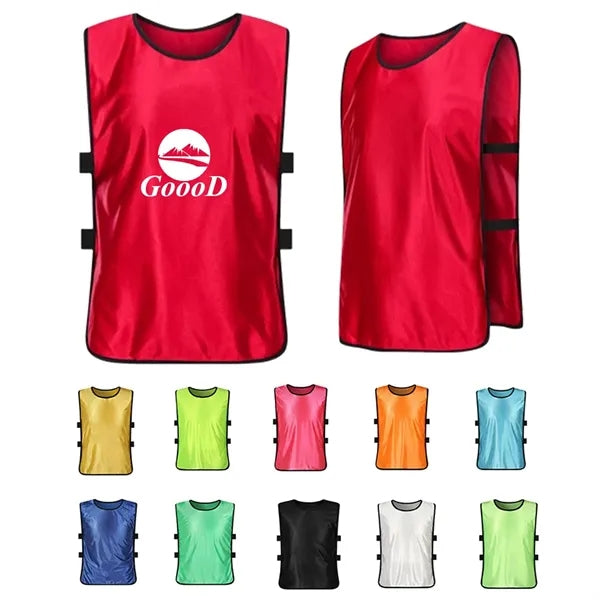 Scrimmage Mesh Jersey Sports Vest for Child & Adult