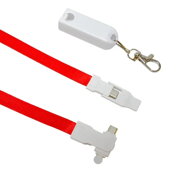 4 in 1 USB Lanyard Charging Cable