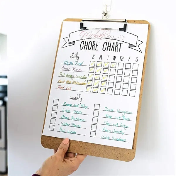 Hardboard Office Clipboard