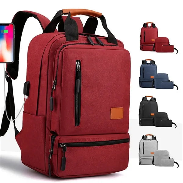 Business Outdoor And Leisure Three-In-One Set Laptop Bag
