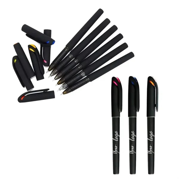 Advertising Business Multicolored Black Ballpoint Pens