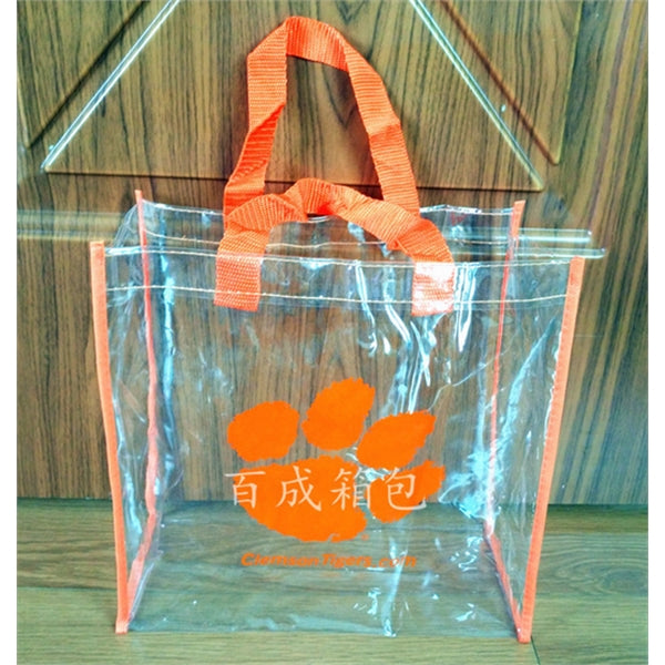 Clear Tote Bag Stadium Approved Tote Bag PVC shopping bag
