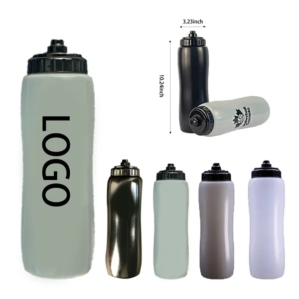 Large Capacity Summer Road Bike Riding Plastic Water Bottle