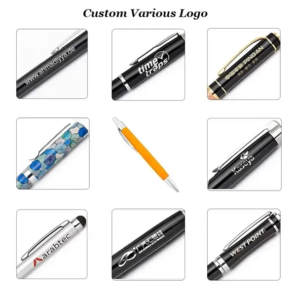 Colorful Ballpoint Gel Pens With Black Or Blue Ink