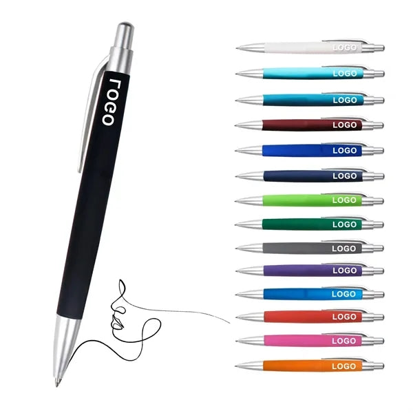 Colorful Ballpoint Gel Pens With Black Or Blue Ink