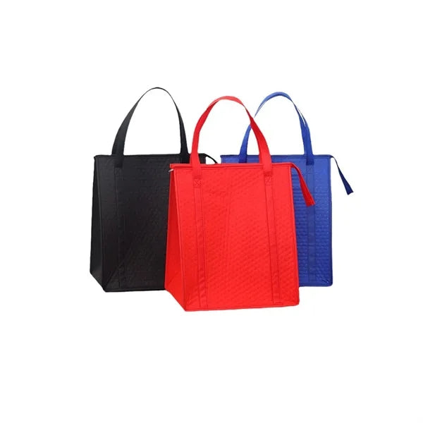 Zipper Insulated Lunch Tote Bag